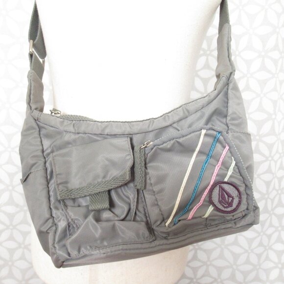 Vintage Volcom Crossbody Messenger Bag Purse - Picture 3 of 12